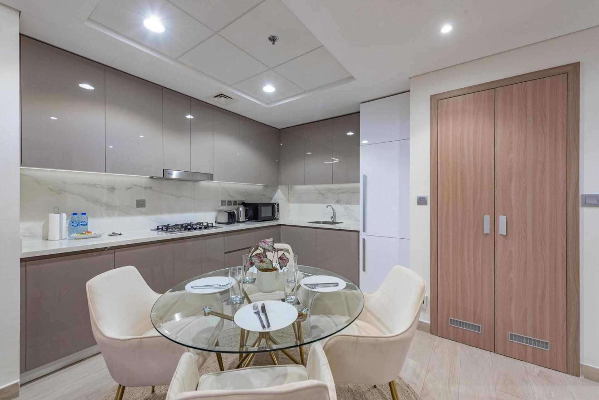 Cozy & Convenient 1Br Haven In Al Jaddaf Apartment Dubai Ngoại thất bức ảnh