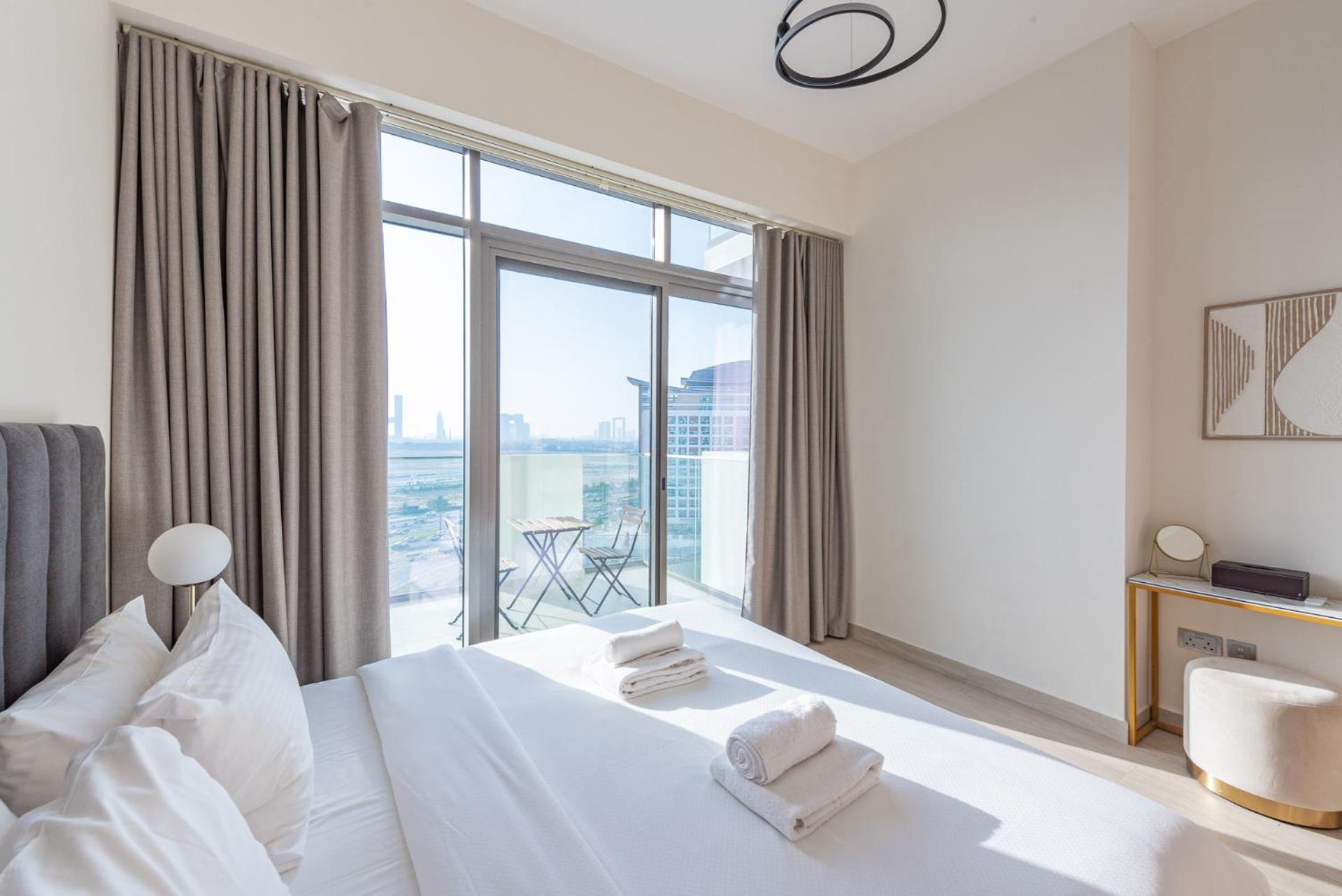 Cozy & Convenient 1Br Haven In Al Jaddaf Apartment Dubai Ngoại thất bức ảnh